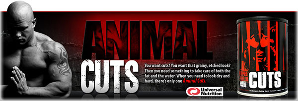 Animal Cuts 42 packs Universal Nutrition banner