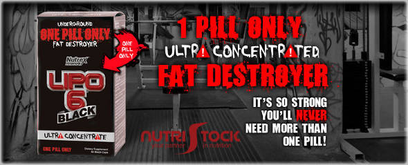 Lipo 6 Black Ultra Concentrate 60 capsule by Nutrex banner