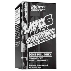 Lipo-6 Black UC Stim-Free 60 cps Nutrex